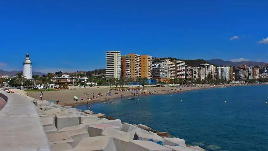 Apartment Sr Malagueta Beach Front Wonderful Sea View Malaga