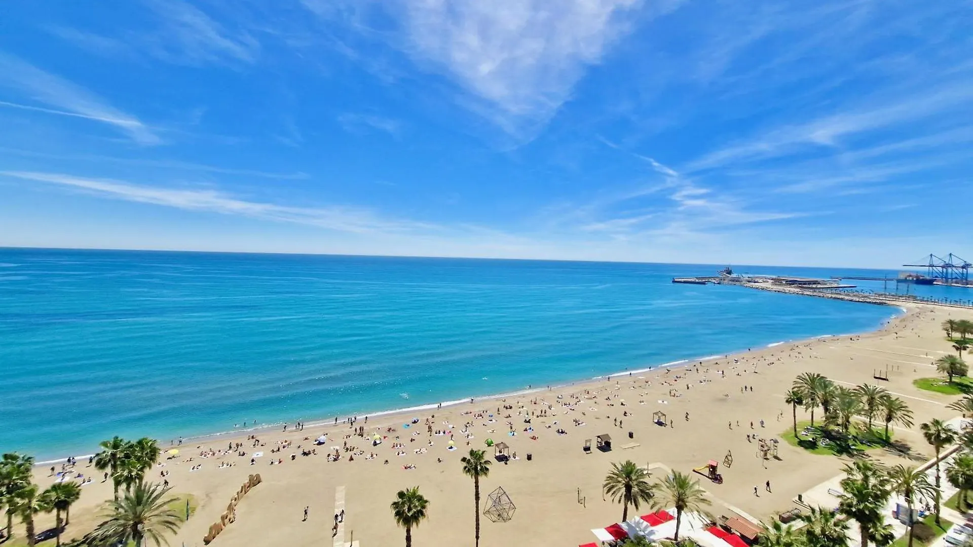 Sr Malagueta Beach Front Wonderful Sea View Malaga Apartment